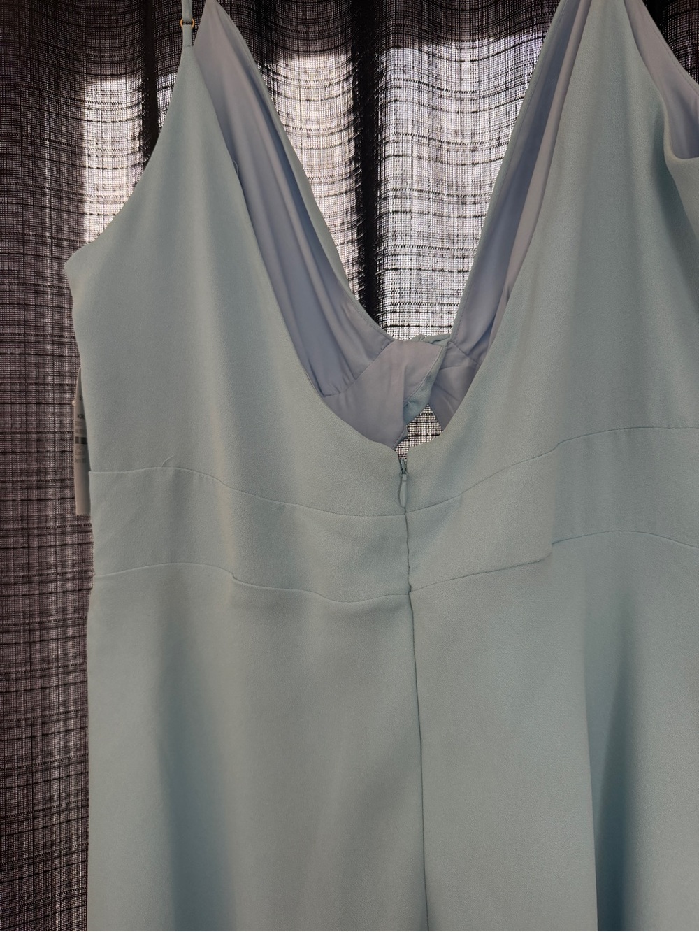 Light Blue Spaghetti Strap Midi Dress - Picture 5 of 6
